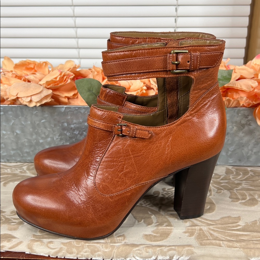 Anthropologie Size 10 SCHULER & SONS Steeplechase Bootie LIKE NEW! - Picture 5 of 14